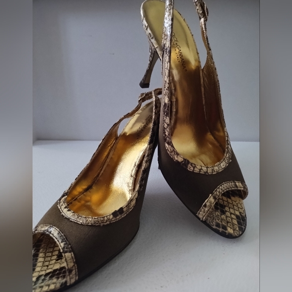 DOLCE GABBANA SLINGBACK PUMPS - Picture 1 of 12